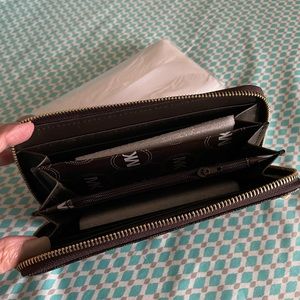 New brown MK wallet
